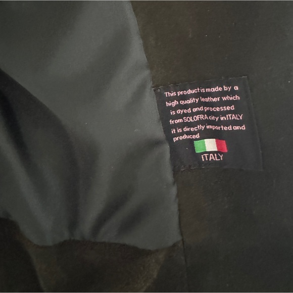 Matin Kim suede jacket - dark ash green color - Picture 3 of 9